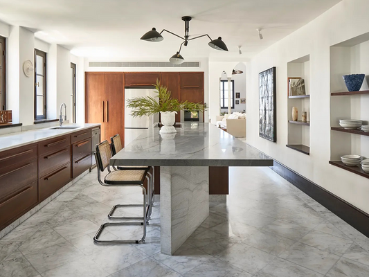 Where Stone Meets Timber in the Kitchen