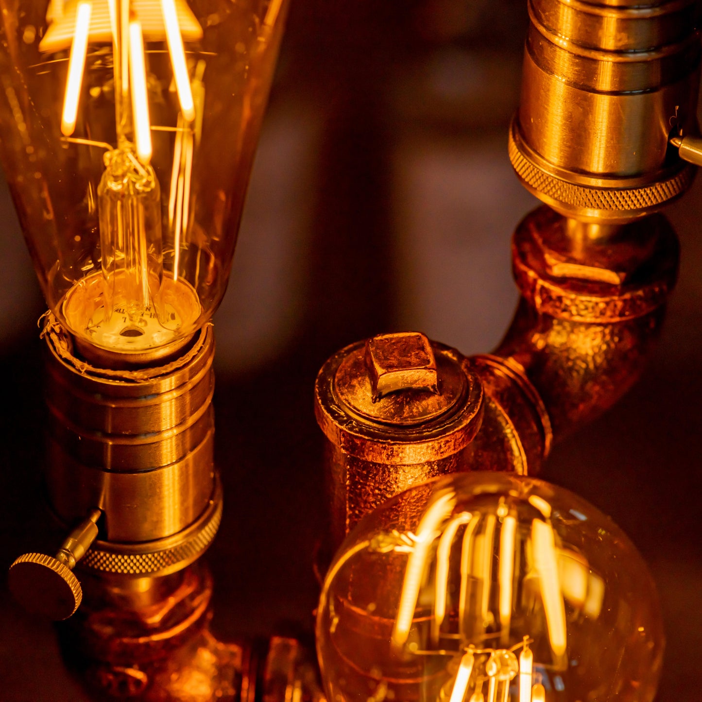 Shadow Steampunk Handgemachte Vintage Verstellbare Pfeifenlampe