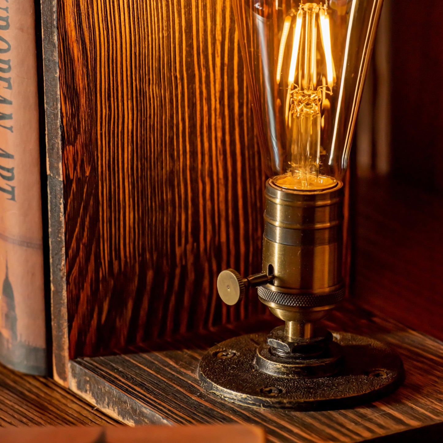 Myst Steampunk Handgefertigte Vintage Verstellbare Pfeifenlampe