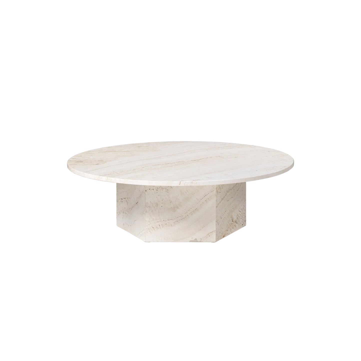 Epic Round Steel Coffee Table by GamFratesi for GUBI