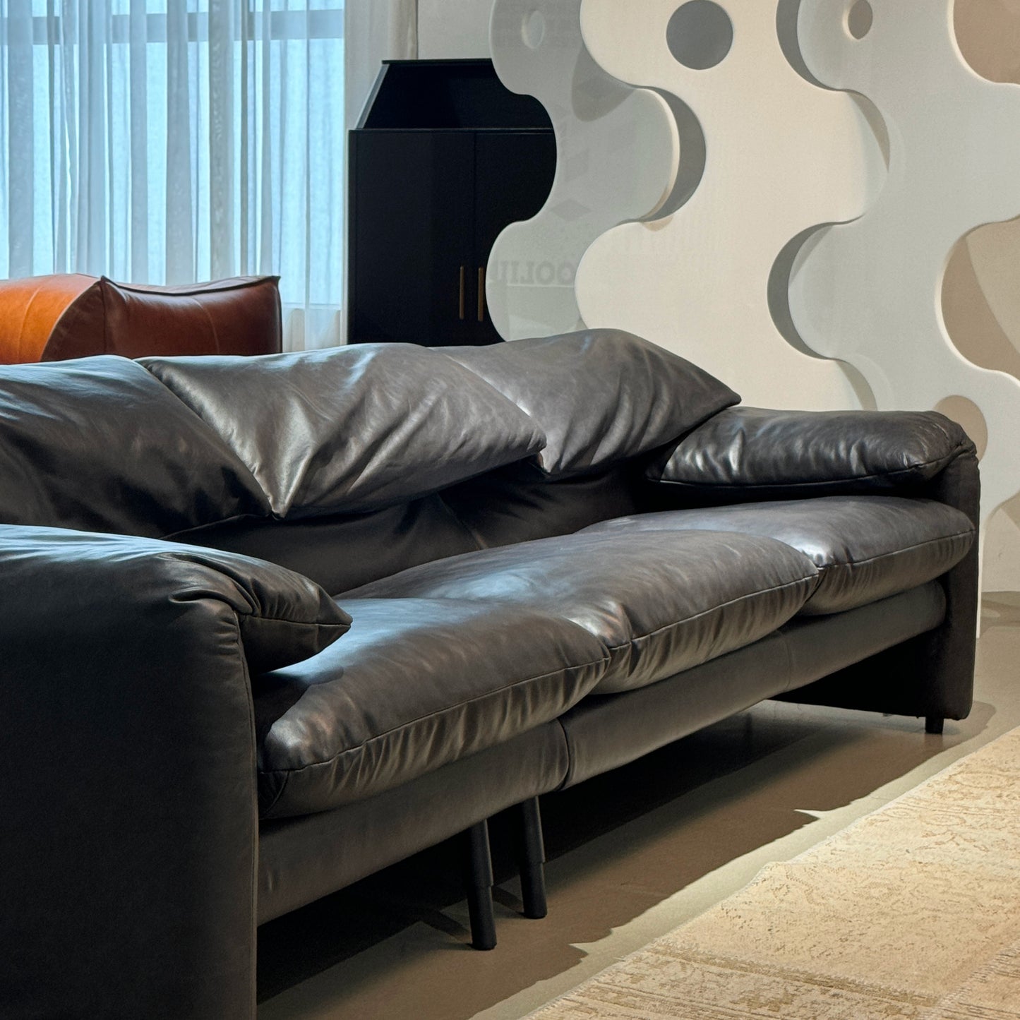 Maralunga 40 Maxi Sofa by Vico Magistretti