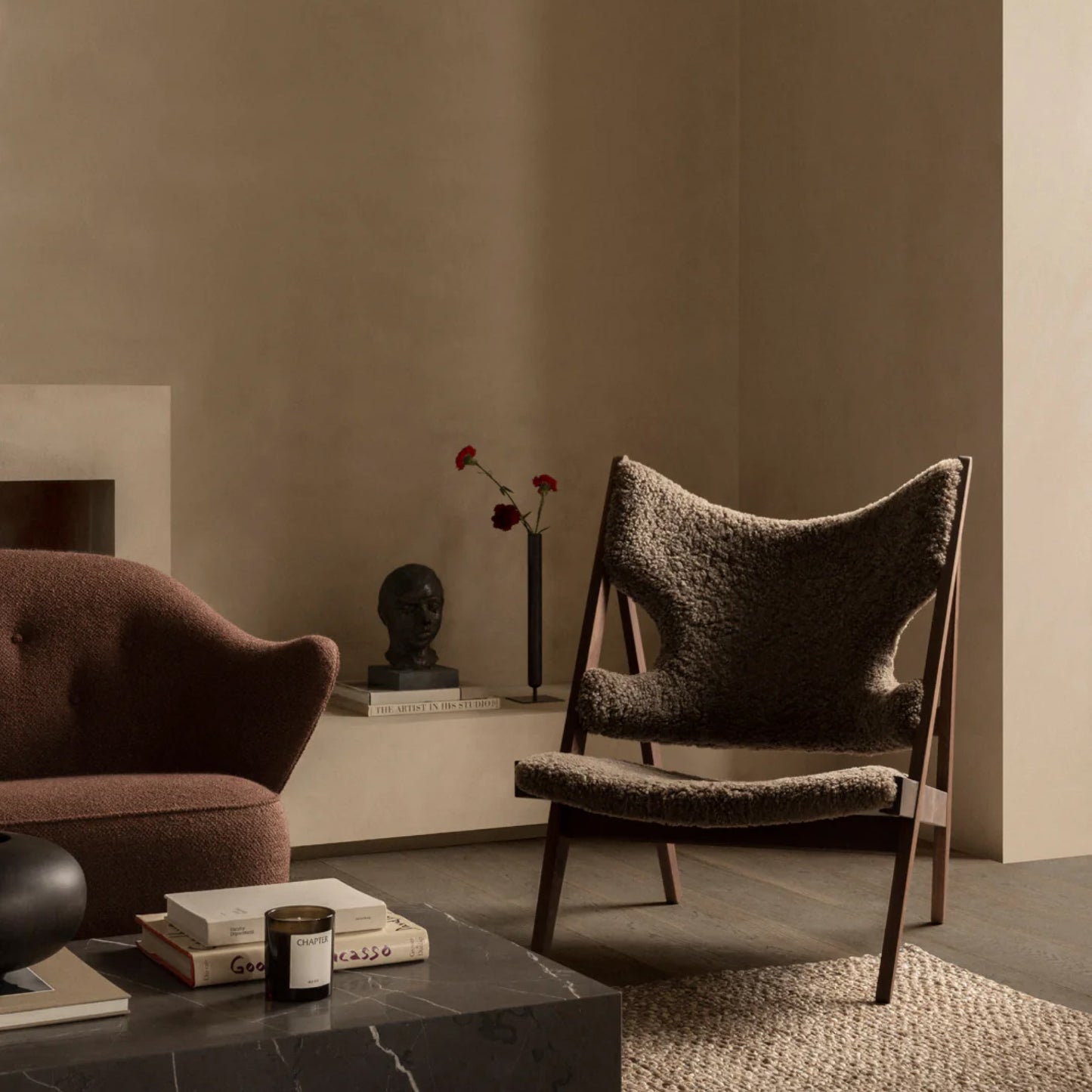 Knitting Lounge Chair by Ib Kofod-Larsen