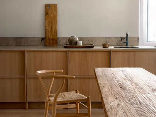 Rustic Wood and Honest Craft in a Dining Corner