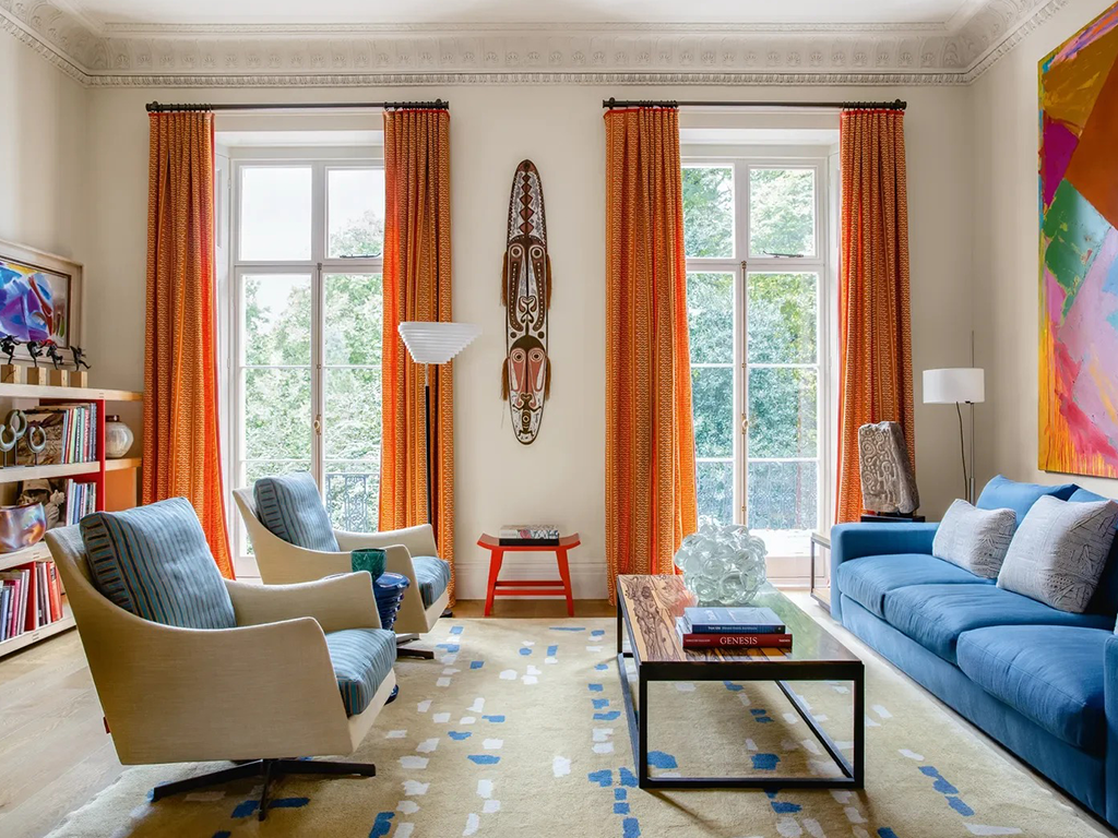 A Living Room of Vibrant Dialogue