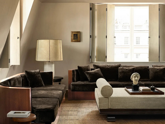 Sculptural Sofas and Quiet Drama