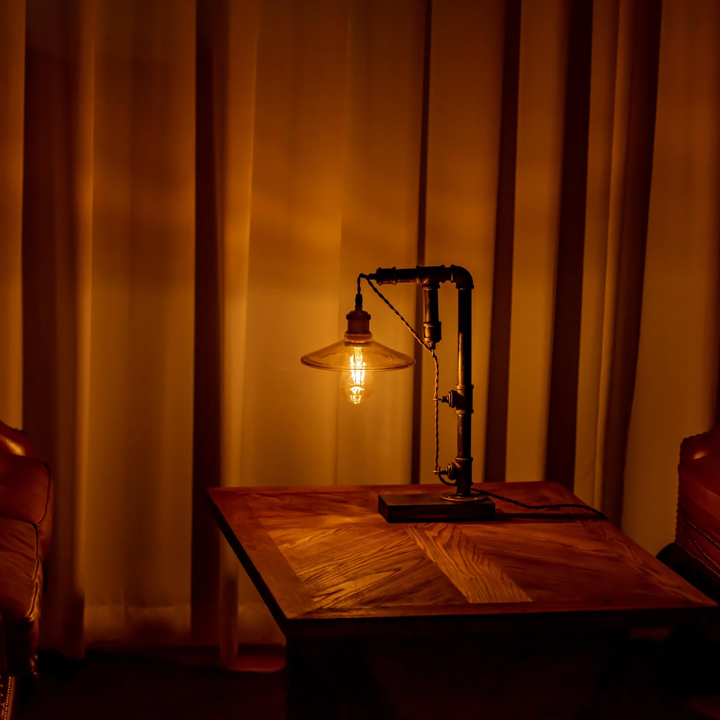 Dream Steampunk Handgefertigte Vintage Verstellbare Pfeifenlampe