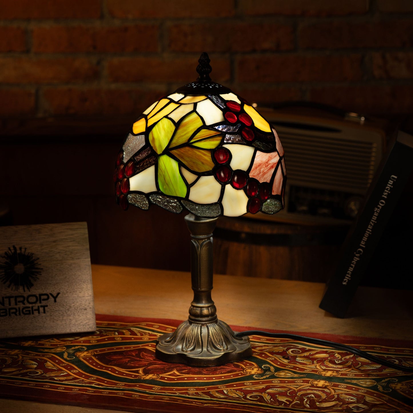 Warm Glow Blossom Tiffany Lamp