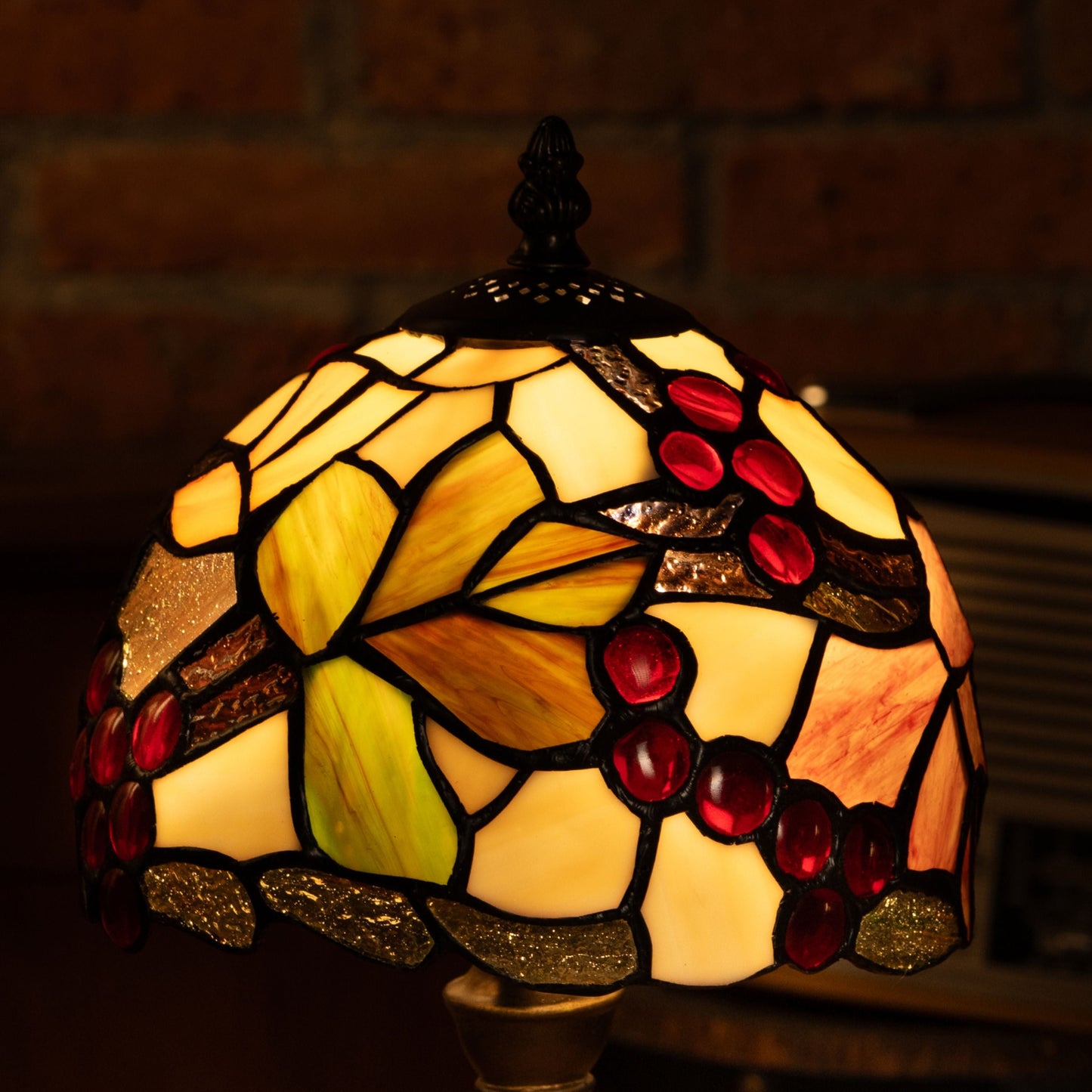 Warm Glow Blossom Tiffany Lamp