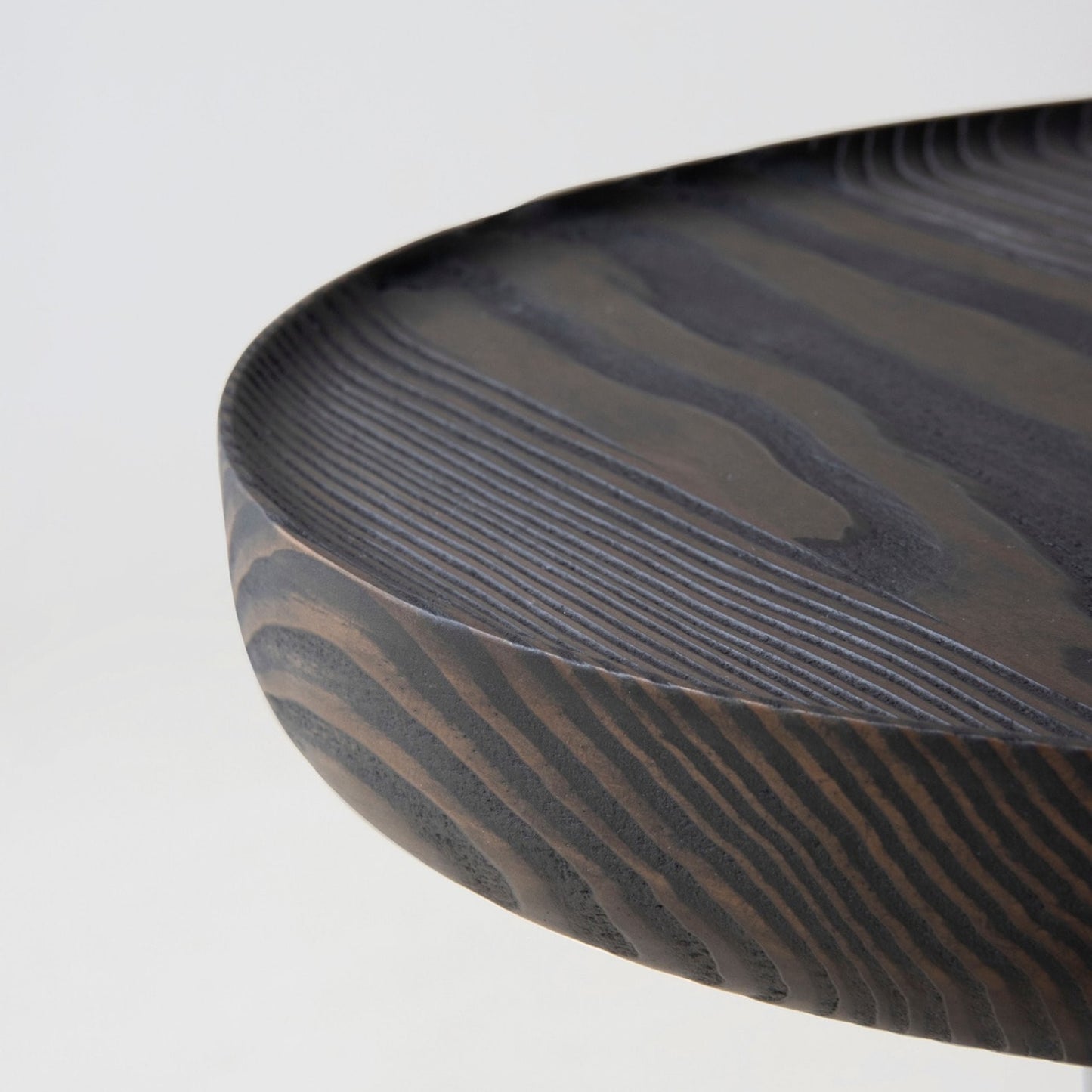 Torus Marble and Fir Side Table