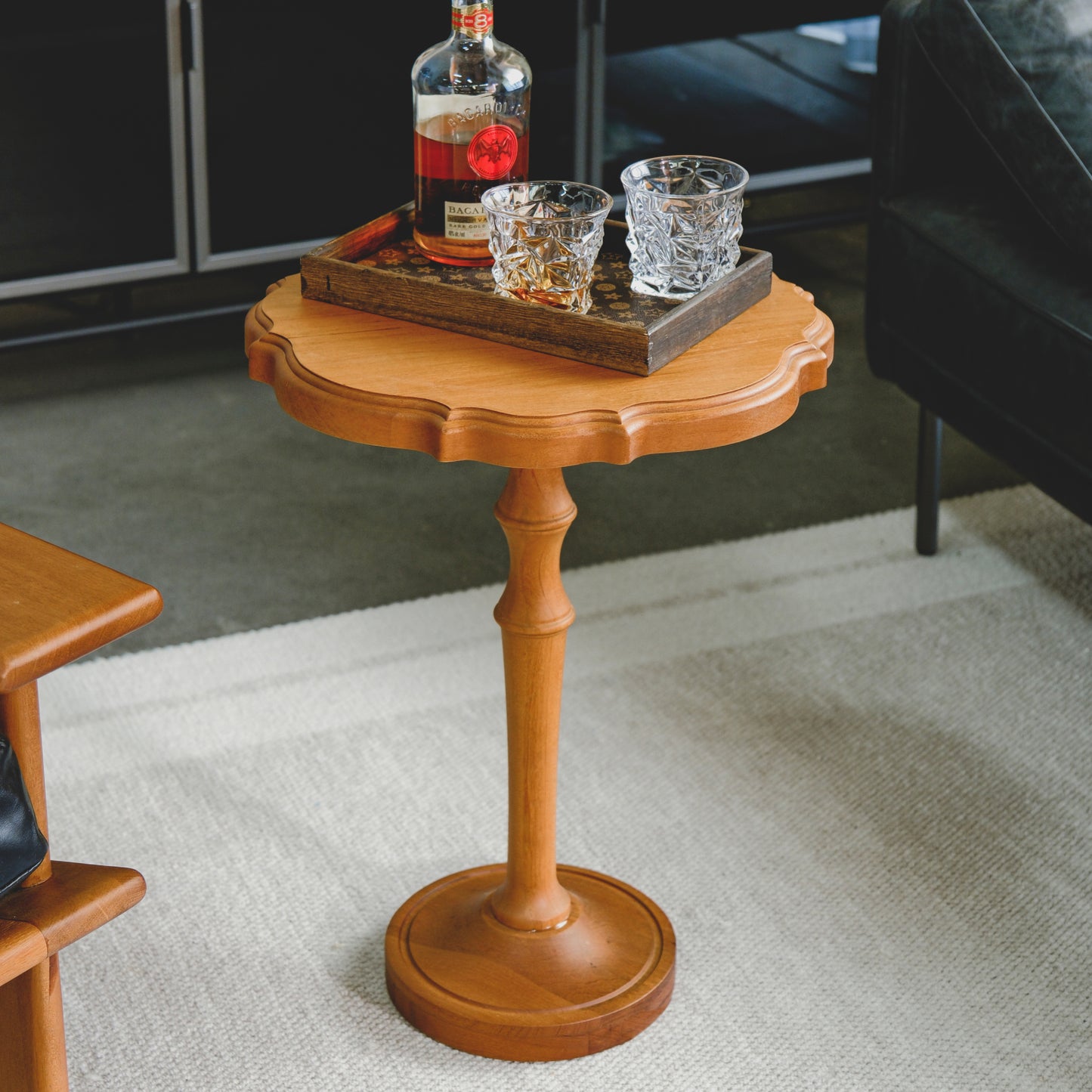 Compact Wood Coffee Table