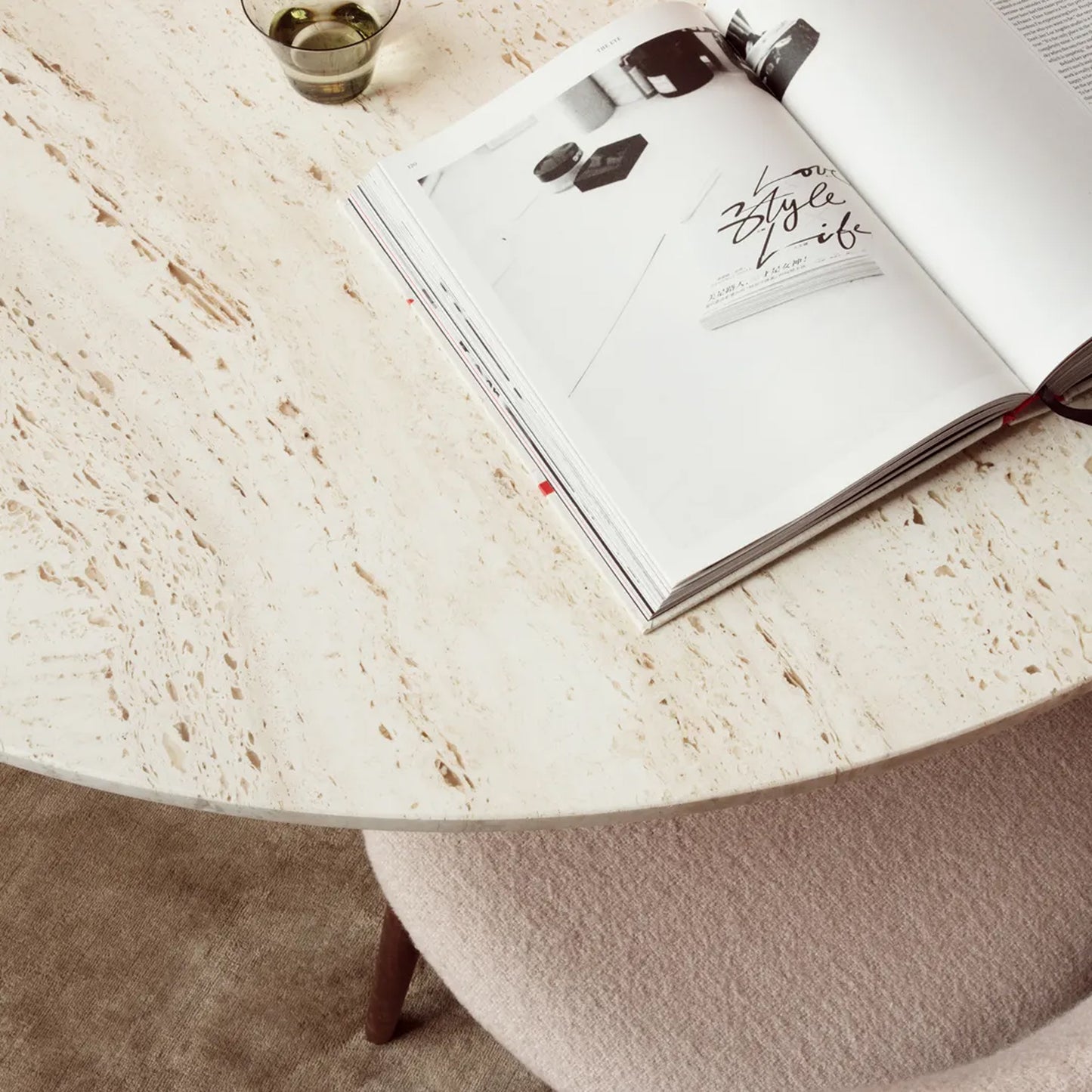 Epic Round Steel Coffee Table by GamFratesi for GUBI