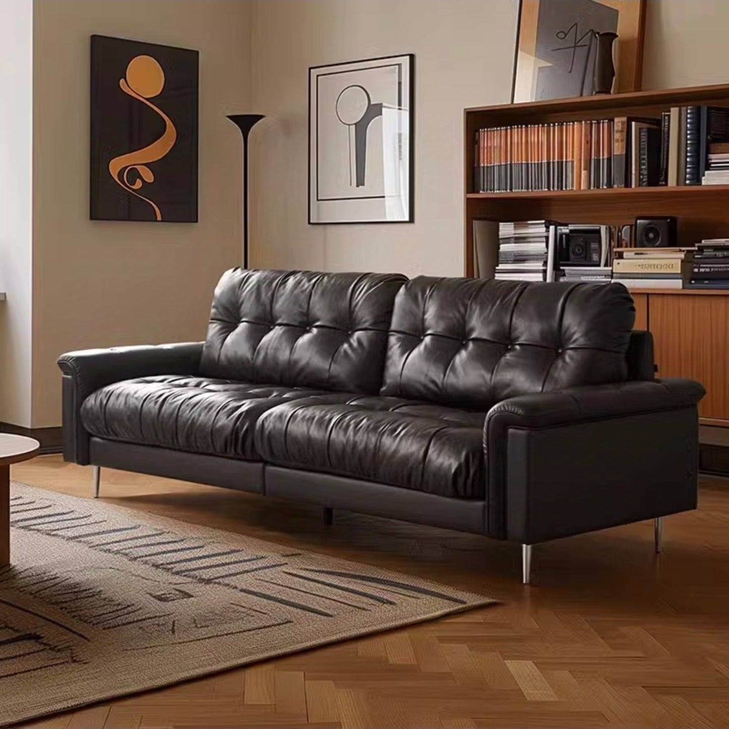 Standard Sofa in Midnight Black