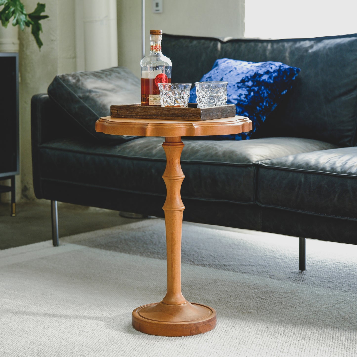 Compact Wood Coffee Table