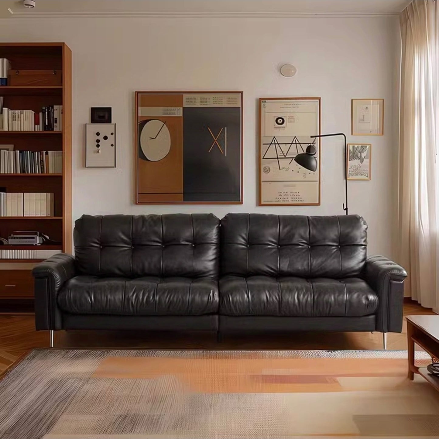 Standard Sofa in Midnight Black