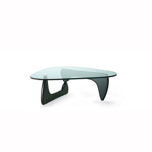 Mid-Century Triangular Glass Coffee Table