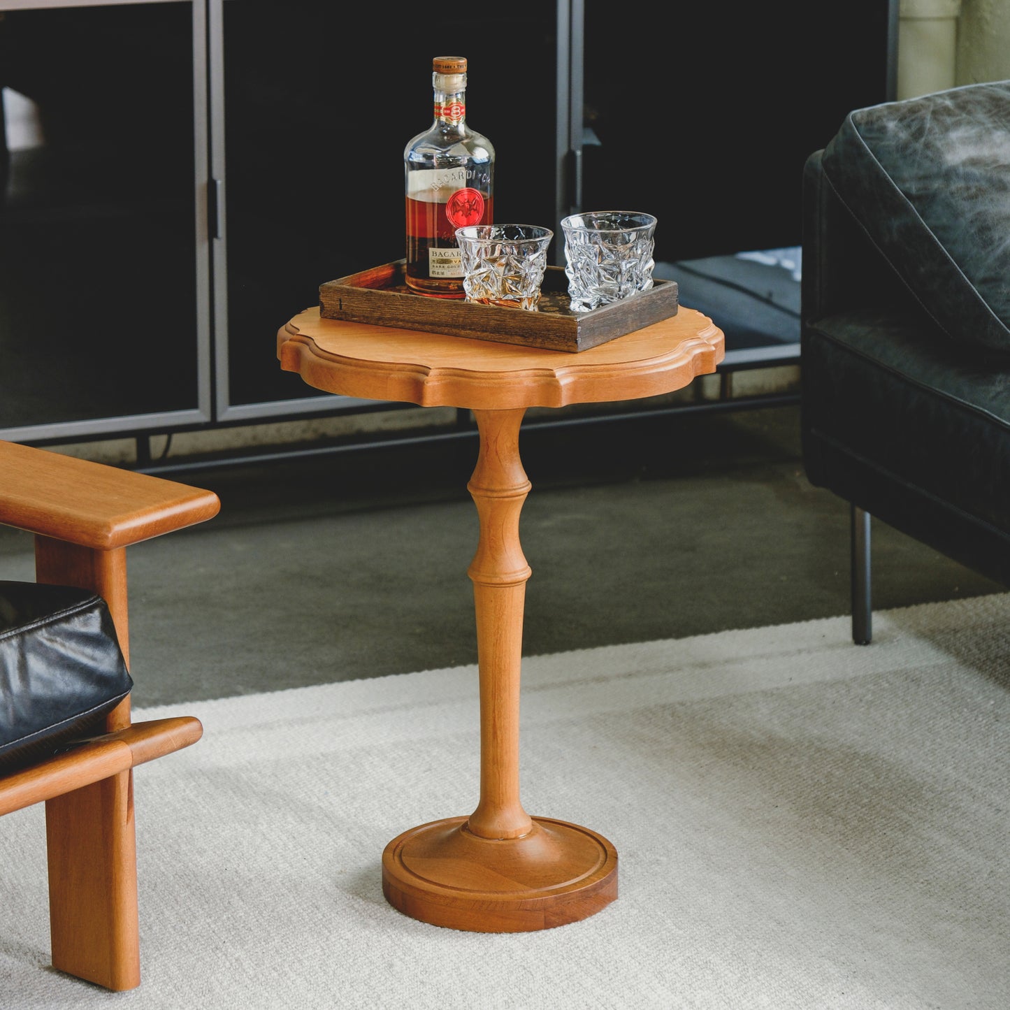 Compact Wood Coffee Table