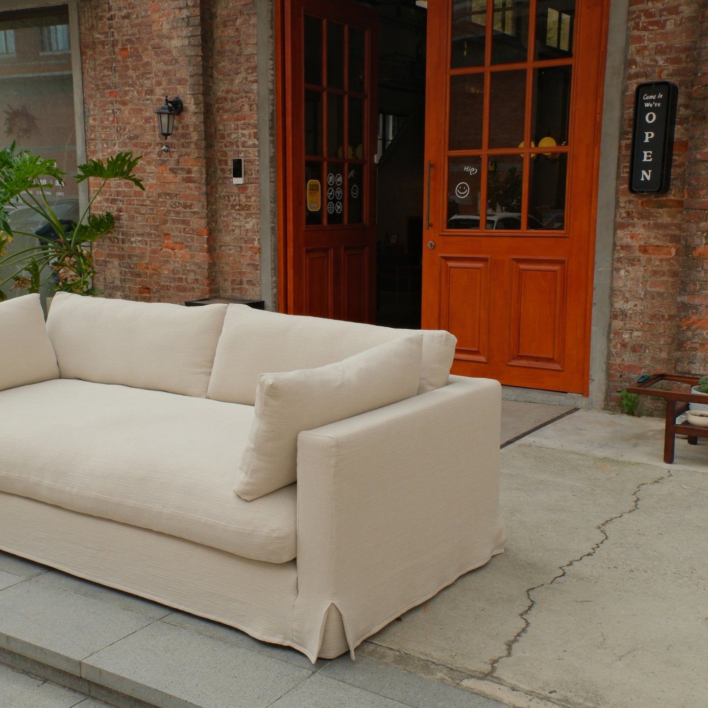 Handcrafted Hardwood Sofa