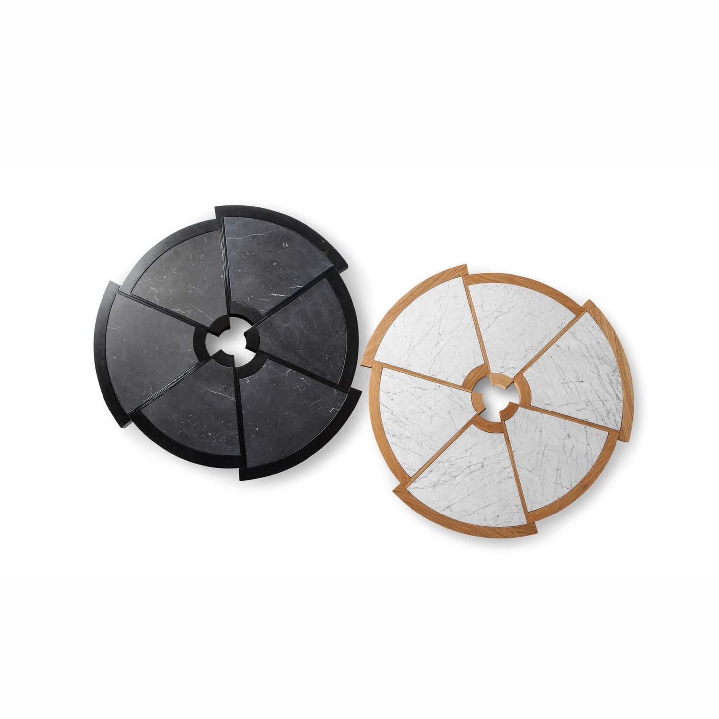 Samson Rattan and Solid Ash Coffee Table