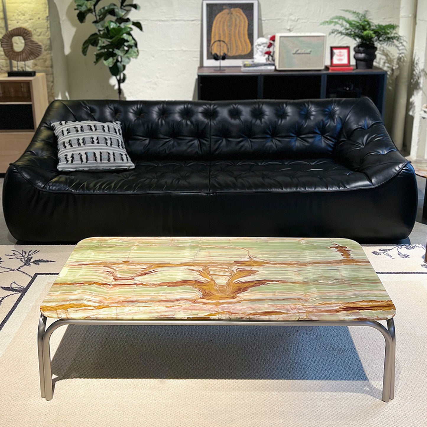 Rectangular Marble Coffee Table