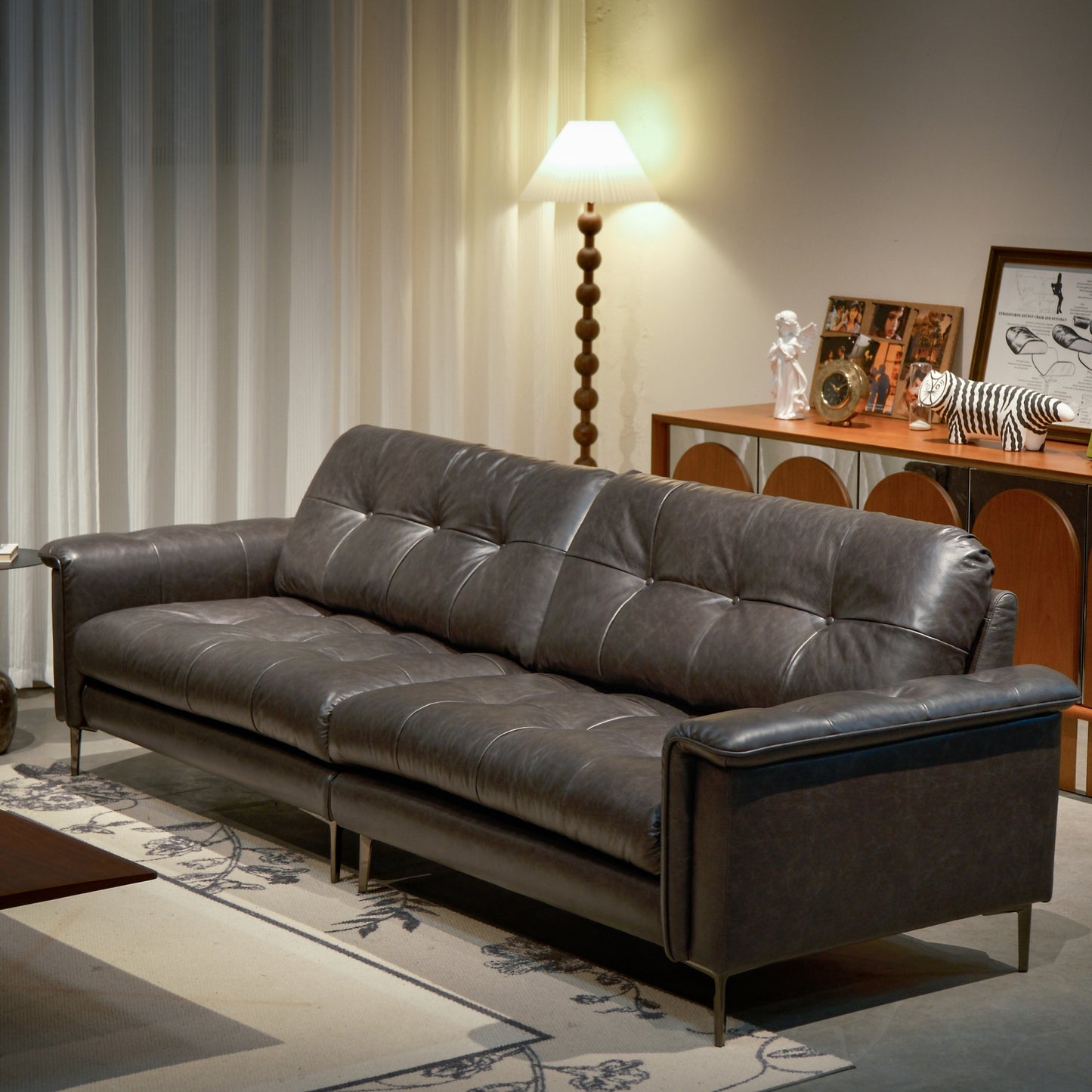 Standard Sofa in Midnight Black