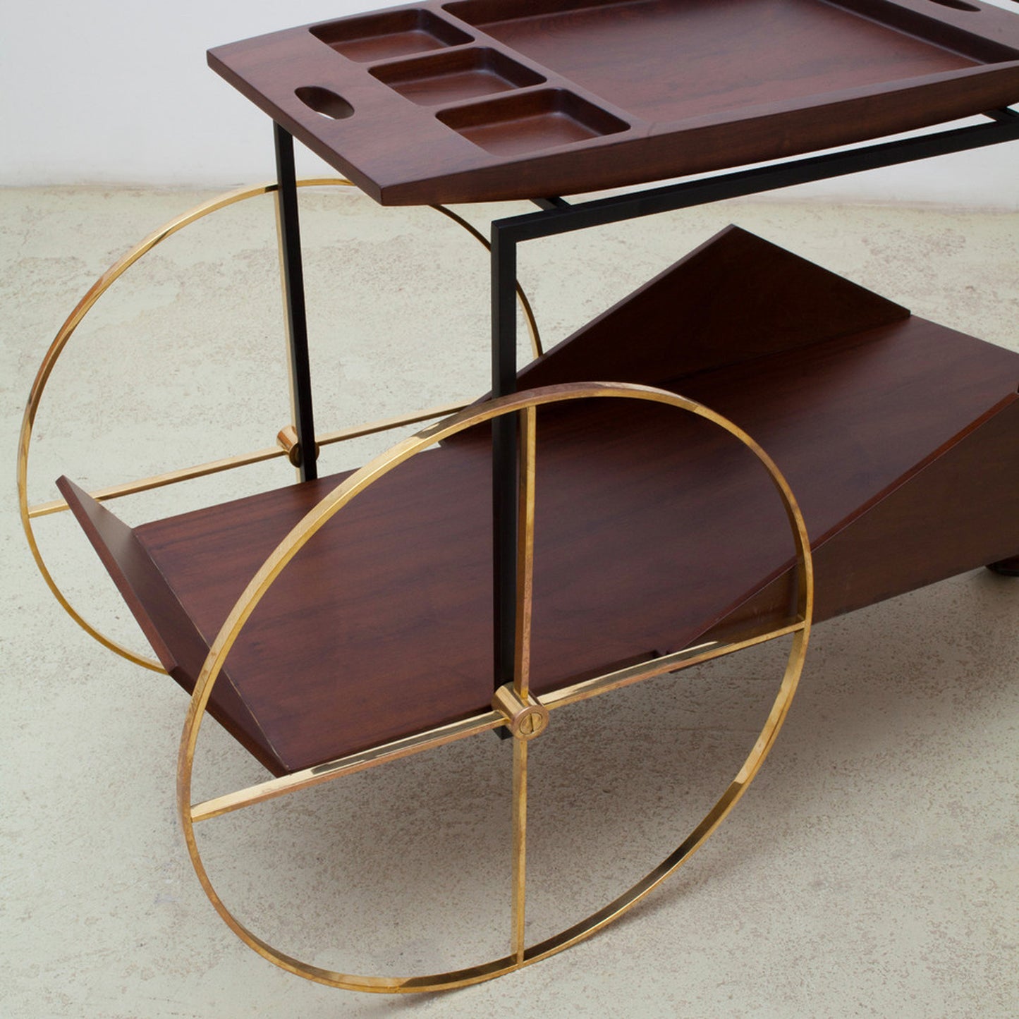 Jorge Zalszupin Tea Trolley for L’Atelier