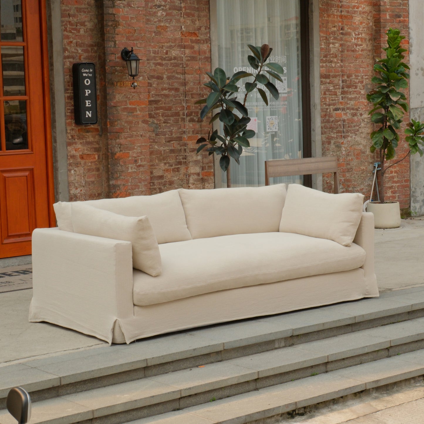 Handcrafted Hardwood Sofa