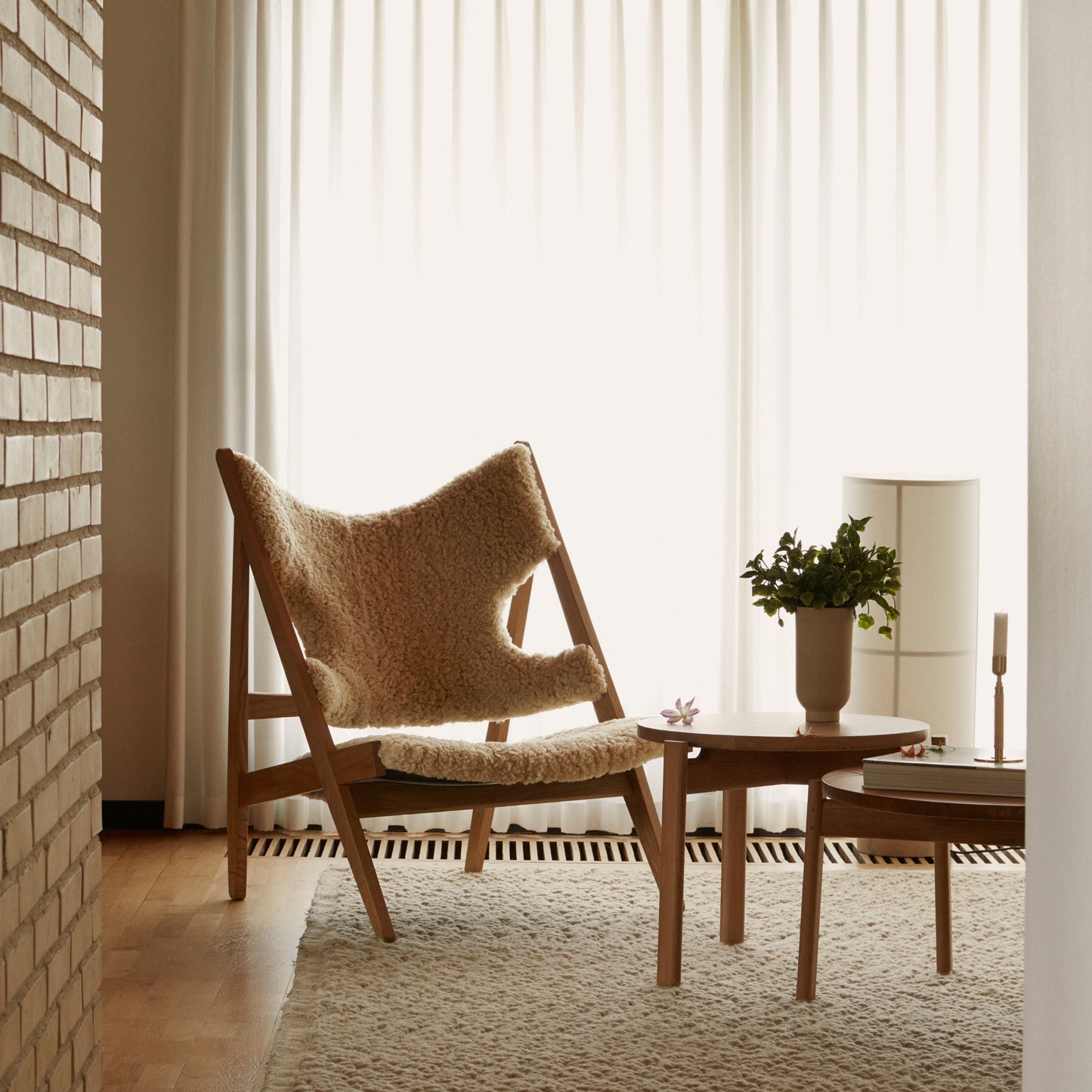 Knitting Lounge Chair by Ib Kofod-Larsen