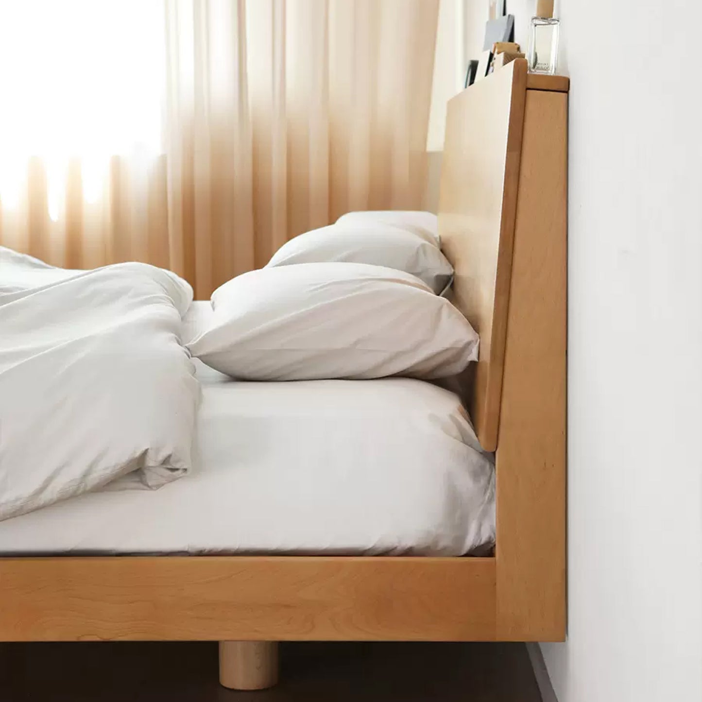 Nordic Solid Wood Bed