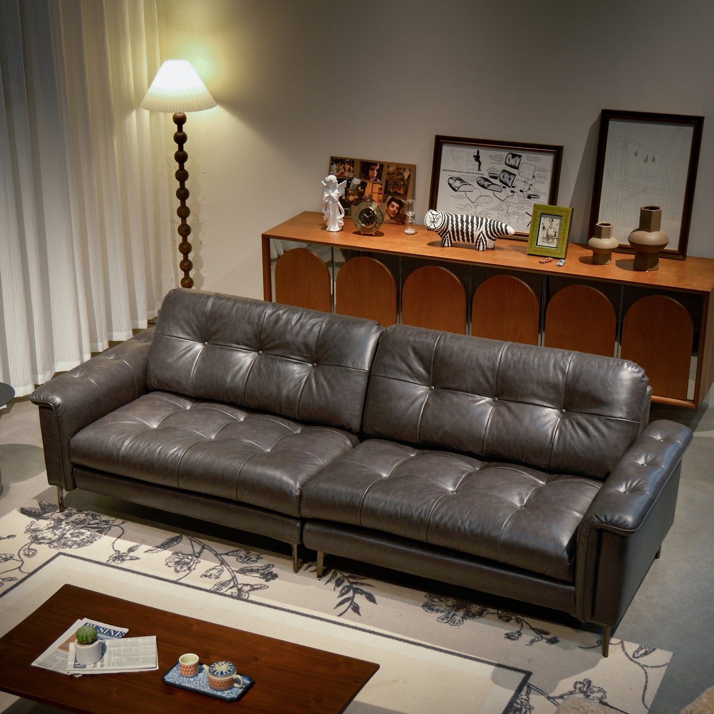 Standard Sofa in Midnight Black